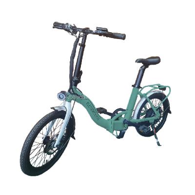 China Outdoor sports made in Taiwan cheap factory OEM hot sale aluminum folding e-bike 20 inch electric for girl for sale