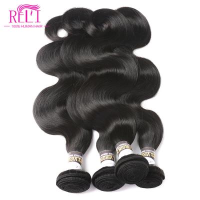 中国 12a grade Brazilian human hair extension bundles with natural color straight human hair bundle 販売のため