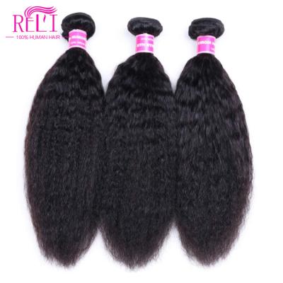 China Natural wave human hair bundles kinky straight hair bundles 100% human hair weave wholesale vendor à venda