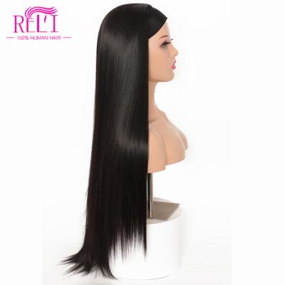 Cina Headband wig 100% human hair straight 100 human hair headband wig wet and wavy in vendita