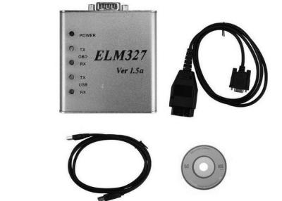 China USB-Scanner van de het Probleemcode van de Metaalv1.5 ELM327 OBD2 de Kenmerkende Interface Te koop