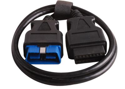 China 16 Pin Obd2 Connector Cable BMW Diagnostic Tool Copper Black / White Color for sale