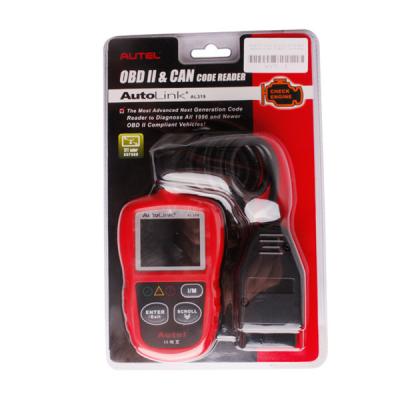 China Idiomas multi de diagnóstico del lector de código del escáner Al319 Obd II Eobd de Autel Autolink apoyadas en venta