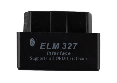 Cina MINI firmware diagnostici eccellenti V2.1 dell'analizzatore di versione OBD2 di ELM327 Bluetooth nel colore nero in vendita