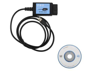 Cina Interfaccia diagnostica dell'analizzatore ELM327 OBD2 della plastica EOBD CANBUS di USB V1.4 con il software V2.1 del chip di FT232RL in vendita