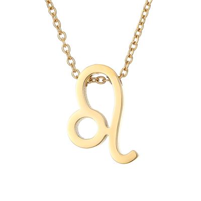 China Leo eManco 12 New Zodiac Necklace Environmental Friendly 2021 Tidal Niche Design Sense Luxury Lightweight Female for sale