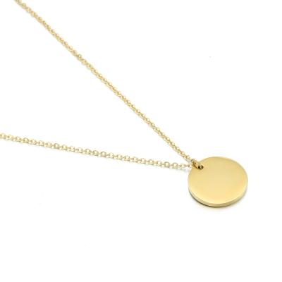 China Environmental Friendly Women's Classic Design Gold Plated Stainless Steel Necklace Women Jewelry Wholesale for sale