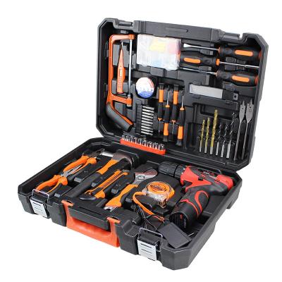 China Mulit-Purpose 12V Li-ion Cordless Drill Repair Suit Combination Maintenance Power Tools Set Household Hardware Tool Box Multifunctional for sale