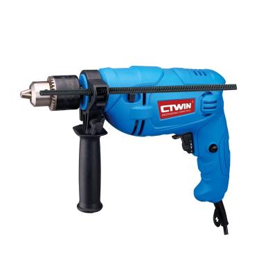 China CTWIN 13mm electric drill machine- 500W the multi-function electric drill Slo 13mm impact electric hammer two functions household impact drill selection for sale