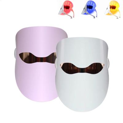 China Dye Removal New Product Face Led Mask Colorful Lights Led Photon Anti Aging Facial Therapy Led Beauty Mask for sale