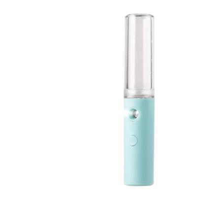 China Mini Mist Facial Spray Moisturizing Moisturizer Portable Beauty Instrument USB Rechargeable Face Humidifier Daily Cooling Water Sprayer for sale