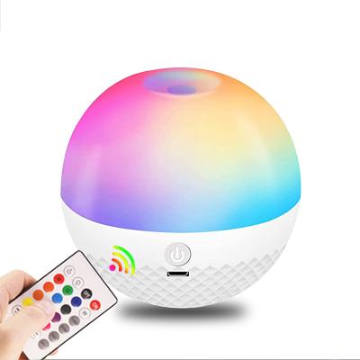 China Modern Rechargeable Type Touchable, Remote Dimmable RGB Led Night Light, Smart Portable RGB Led Camping Light for sale