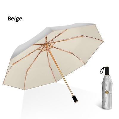 China Sunscreen Sun UmbrellaTitanium Glue Coating Effective Protection Wind Sun Umbrella Rain And Sun Umbrella Resistant for sale