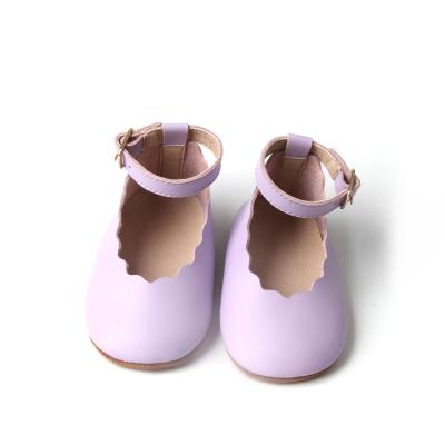 China Flat Unisex Baby Mary Jane Shoes Leather Baby Girl Shoes Soft Unique Baby Stylish Shoes for sale