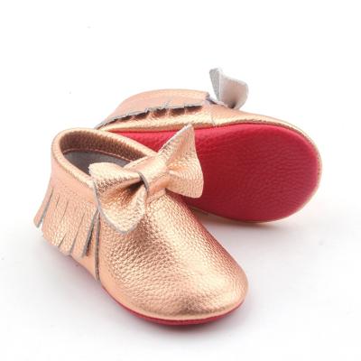 China Baby Moccasins Tassel Baby Walkers Round Soft Infants Shoes Boys First Round Baby Moccasins for sale