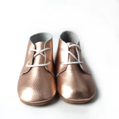 China Genuine Leather Anti-slippery Oxford Baby Shoes First Walker Baby Soft Sole Oxford Shoes for sale