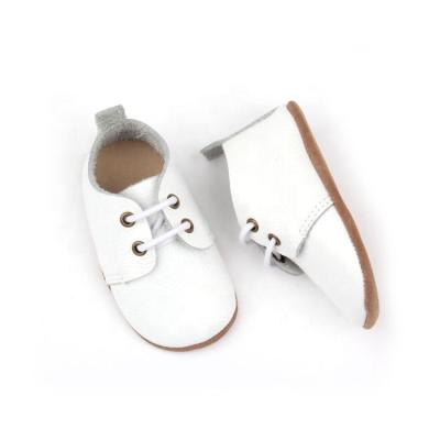 China Baby Oxford Shoes Flat Genuine Leather Baby Boy Shoes Soft Infant Shoes for sale