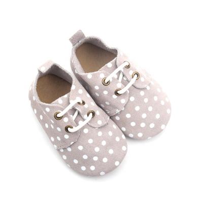 China BEIBEINOYA Wholesale Flat Oxford Baby Shoes Comfortable Pattern Kids Genuine Leather Oxford Shoes for sale