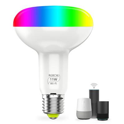 China Residential 11W E27 E26 Smart Led Bulb Work With Amazon Alexa Google Assistant Dimmable LED Light Bulbs for sale