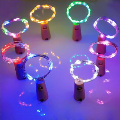 China Christmas Decoration 2m 20 LED Battery Pperated Wine Bottle Cork Lights, DIY Decoration Christmas Fairy String Lights for sale