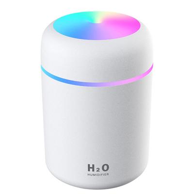 China 300ml Car Air Humidifier, Mini Portable Cool Mist Ultrasonic Atomizer USB Humidifier for Bedroom for sale