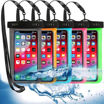 China Shockproof Universal Waterproof Phone Pouch , IPX8 Waterproof Phone Case Large Bag for sale