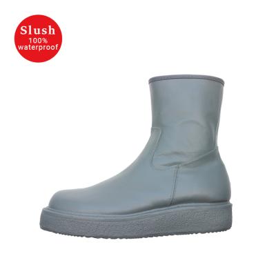 China Factory Best Selling Anti-skid PVC Shoes Ankle Slush Boots Waterproof Waterproof Boots for sale