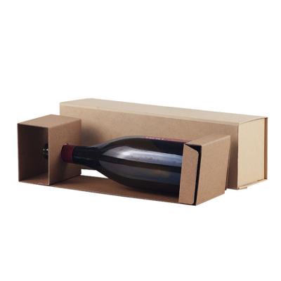 China Recyclable Paperboard Packaging 6 Bottle Wine Box Cardboard Folding Paper Box for sale