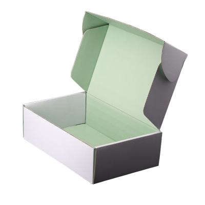 China Teal Recyclable Shipping Custom Link Box Custom Shipping Boxes Big Logo for sale