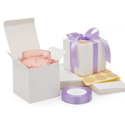 China Recyclable Gift Paper Mailing Box Corrugated Cosmetic Packaging Candle Mailing Box for sale