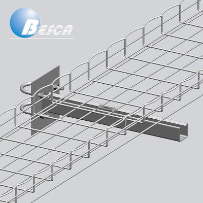 China Electric Wire Mesh Cable Tray Basket Widely Used Steel Epoxy Coated Light Type In Data Centers for sale