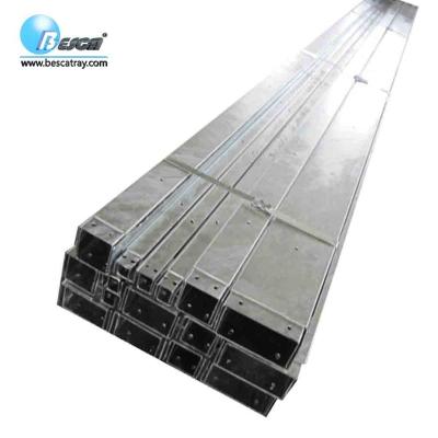 China Telecom Cable Laying Outdoor GI Steel Trench Cable Trunking Etc. for sale