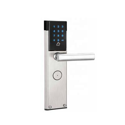 China Entry Free Software Rfid Stainless Steel Hotel Door Lock IC Card Hotel Lock System for sale