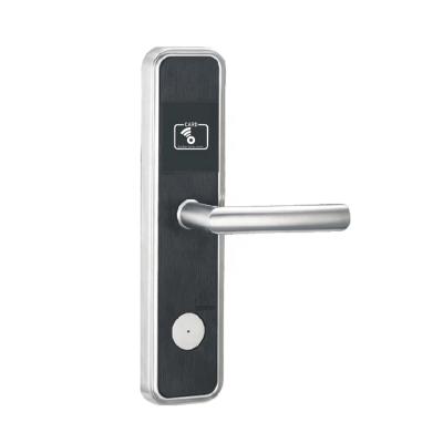 China RFID Entry Caust Stainless Steel Hotel Door Locks Key Card Electronic Door Lock For Hotels for sale