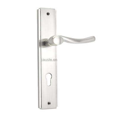 China Zinc Alloy Coin Door Door Lock Zamak Mortise Handle With Locks 70mm Cylinder Lock Set for sale