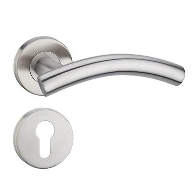 China Modern Design Double Side Stainless Steel Internal Lever Door Handle Lock for sale