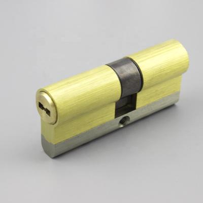 China Full Euro Entry Security Door Cylinder Brass Normal Quality Interior Door Cylinder Wood Cylinder for sale