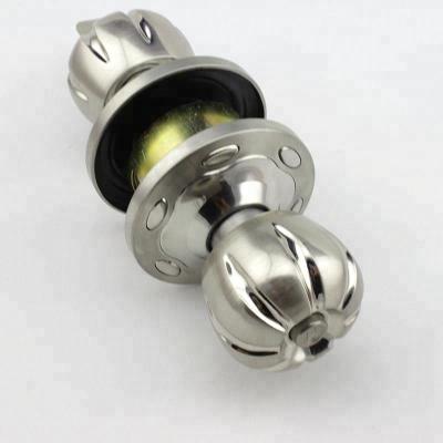 China Round Entrance Zinc Frame Brass Core Knob Lock Without Main Door Locks for sale