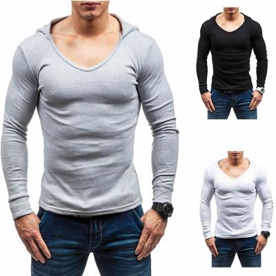 China 1pcs MOQ Men's Anti-Shrink T-Shirts Long Sleeve Slim Fit Men's Gym T-Shirt Muscle Men T Shirts for sale