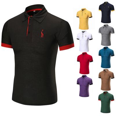 China Custom Wholesale Quality Viable Cheap Men's Polo Embroidery Or T-shirt Factory Polo T-shirt Logo Printing for sale