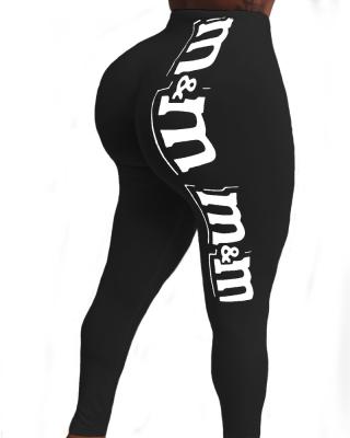 China CXSS1004 antibacterial plus size leggings for women fitness tights woman leggings with printing polyester material sports women legging clothing for sale