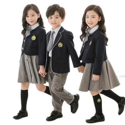 China Children suits primary school uniform design school uniforms models school uniforms with picture students uniforms high quality school suit for sale