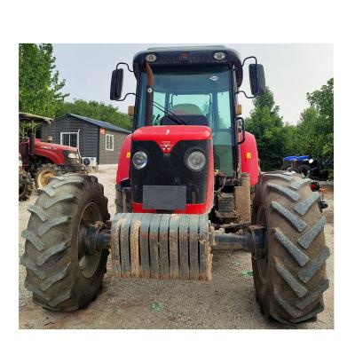 China Farms Used/Used Wheel Massey Ferguson 120hp 4X4wd Tractor with Cultivating Implements Plow Harrow Baler Planter Trailer Loader for sale