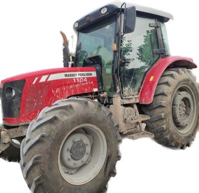 China Farms Massey Ferguson 100hp 110hp 120hp used 4wd tractor price for farm work for sale