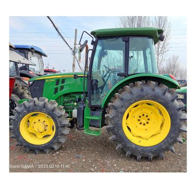 China Hot Selling JD Farm Used John Deer Wheel Tractor 120hp 5E-1204 in South America and Africa Market for sale