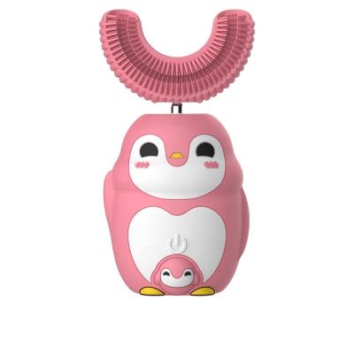 China On and off switch with a power main 2021 fashion quality girl pink cartoon child rechargeable electric children's toothbrush for sale