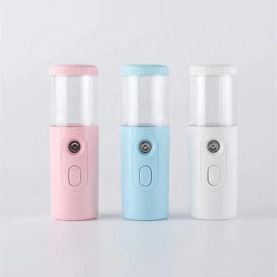 China Portable Handheld Nano Rechargeable Facial Steamer Mist Machine Home Use Beauty Skin Care Moisturizer Moisturizer USB Electric Nano Mist Sprayer for sale