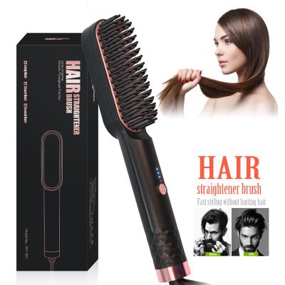 China Straight Curly Hair Hair Comb Straighten Portable Cheap Fast Hair Curler Straightener From China Canton Supplier for sale