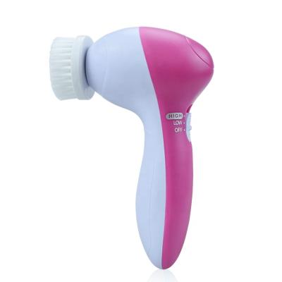 China Home Use Hot Selling Handheld Electric Beauty Care Massager 5 in 1 Brush Facial Face Clean Brush for sale