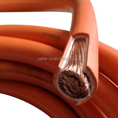 China Industrial PVC insulated cable 35mm 50mm2 70mm2 epdm copper welding rubber welding cable for sale